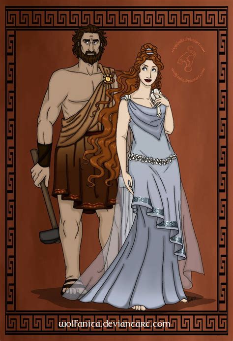 hephaestus greek god wife.